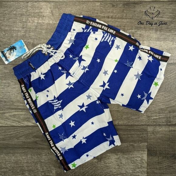 Tailor Pal Love Pocketed Board Shorts Swimsuit Size S - Picture 1 of 2